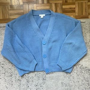 H&M Blue Cardigan